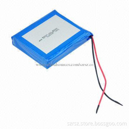 Lithium Polymer Battery Pack with 3.7V, 10,000mAh Capacity